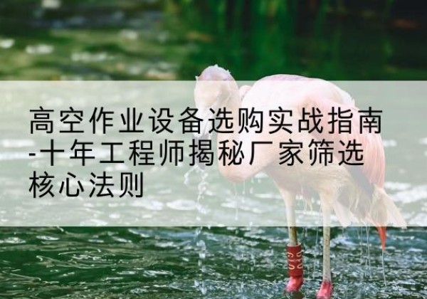康定剪叉式升降机厂家-高空作业设备选购实战指南-十年工程师揭秘厂家筛选核心法则
